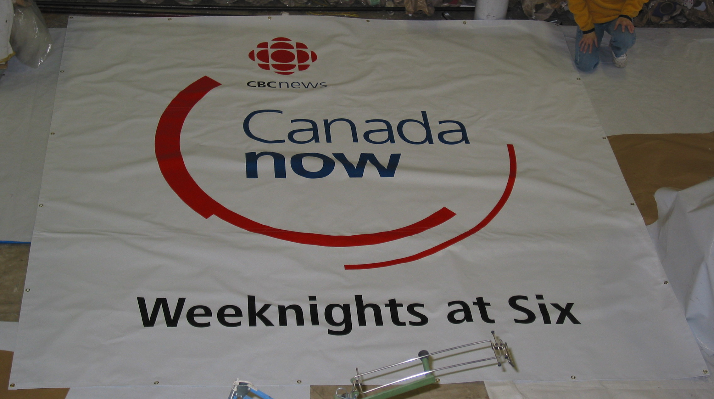Platina frontlit banner material