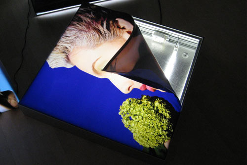 Micro Woven Back-Lit Micro-woven banner back lit