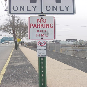 metal sign posts