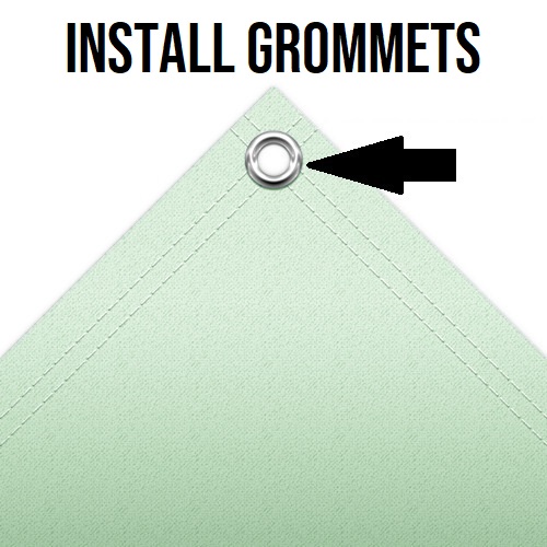Install grommets